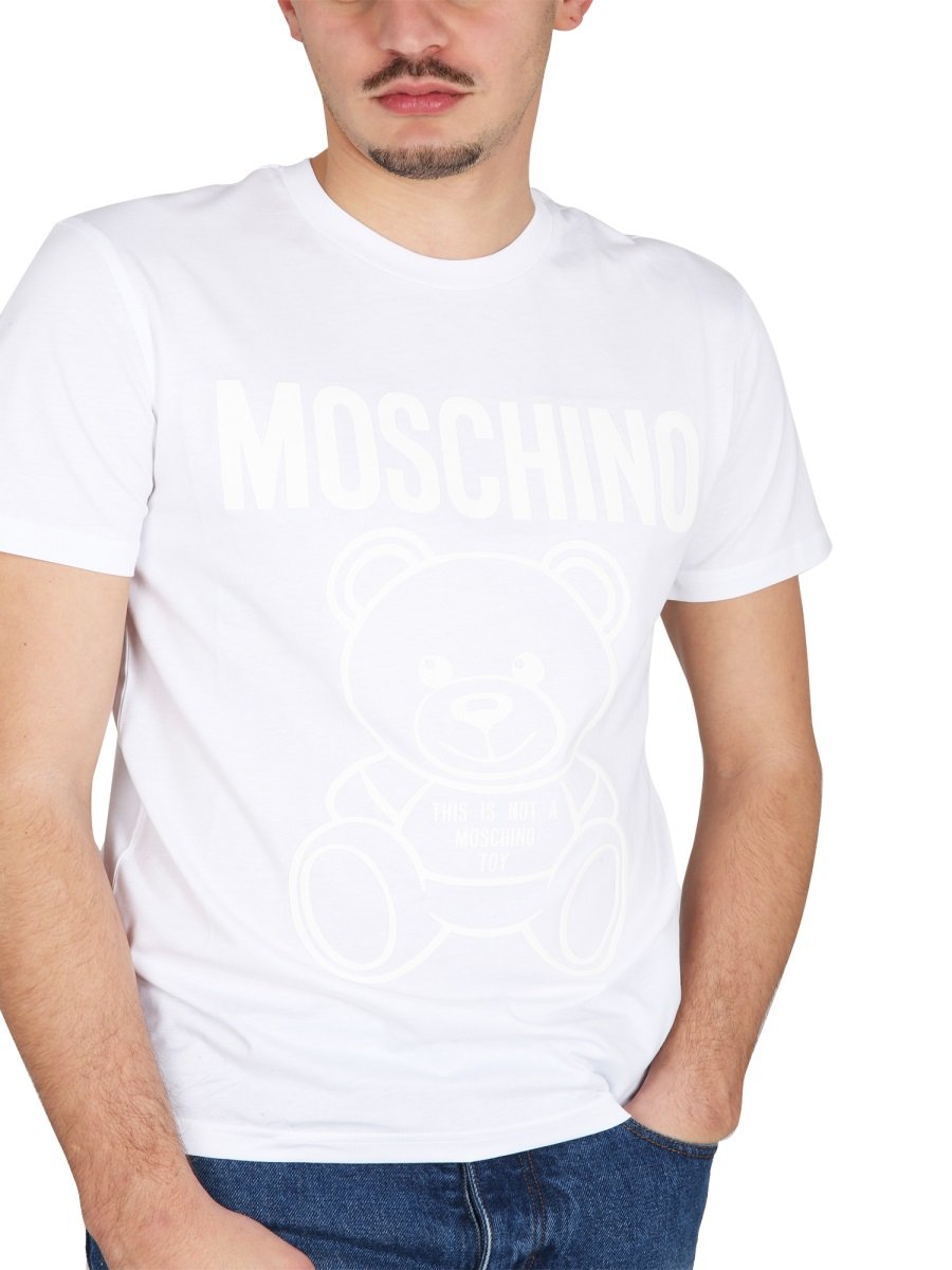 Moschino Logo Detailed Crewneck T-Shirt