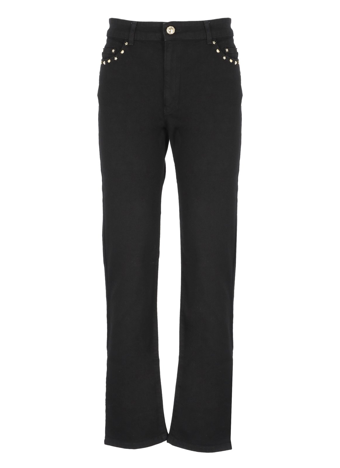 Chiara Ferragni Stud-Embellished Straight-Leg Jeans 2 Chiara Ferragni Stud-Embellished Straight-Leg Jeans