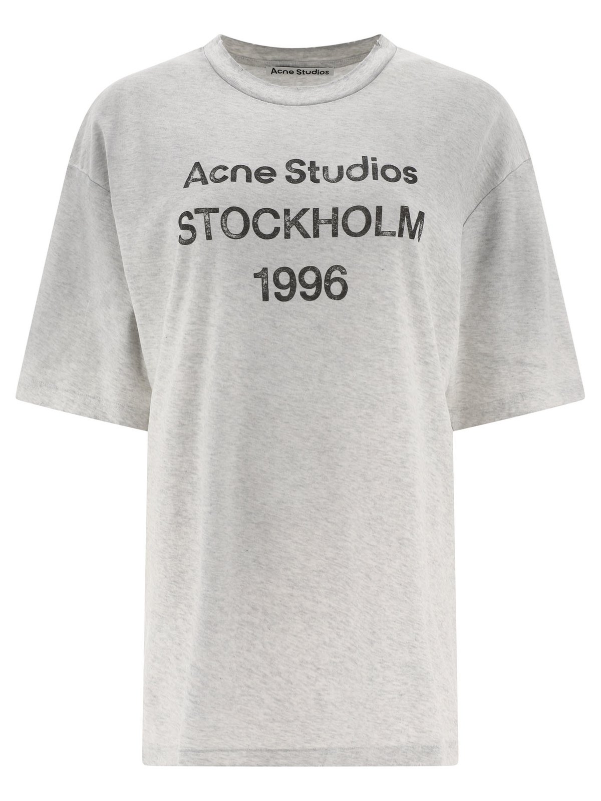Acne Studios Logo Printed Crewneck T-Shirt