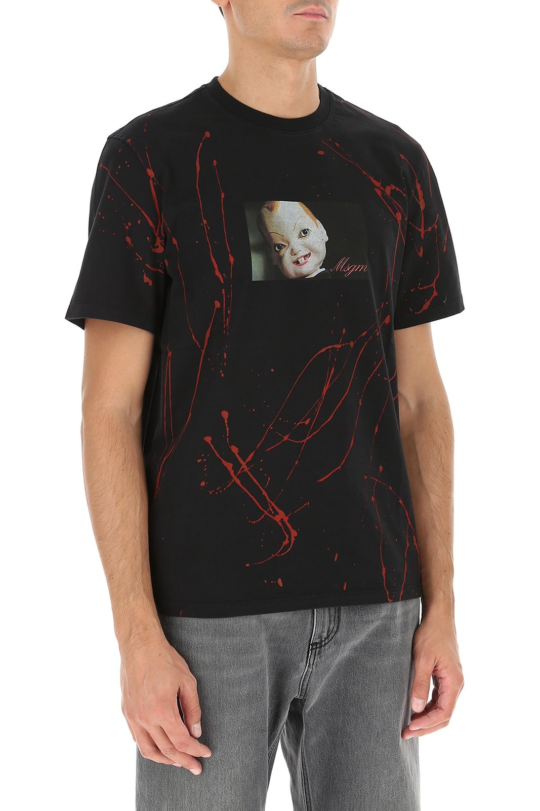 MSGM Graphic Printed T-Shirt