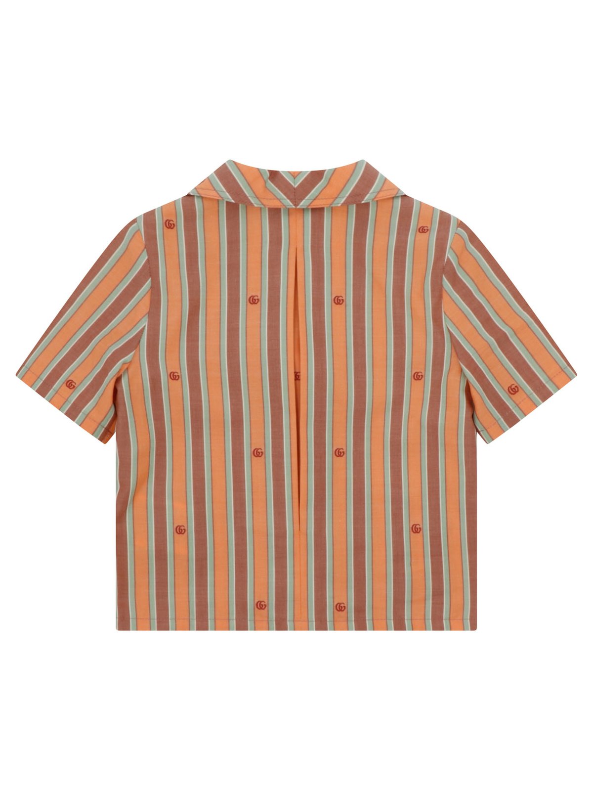 Gucci Kids Striped Short-Sleeved Shirt 3 Gucci Kids Striped Short-Sleeved Shirt