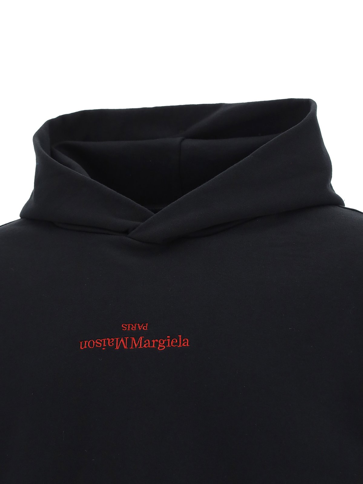 Maison Margiela Logo Embroidered Hoodie