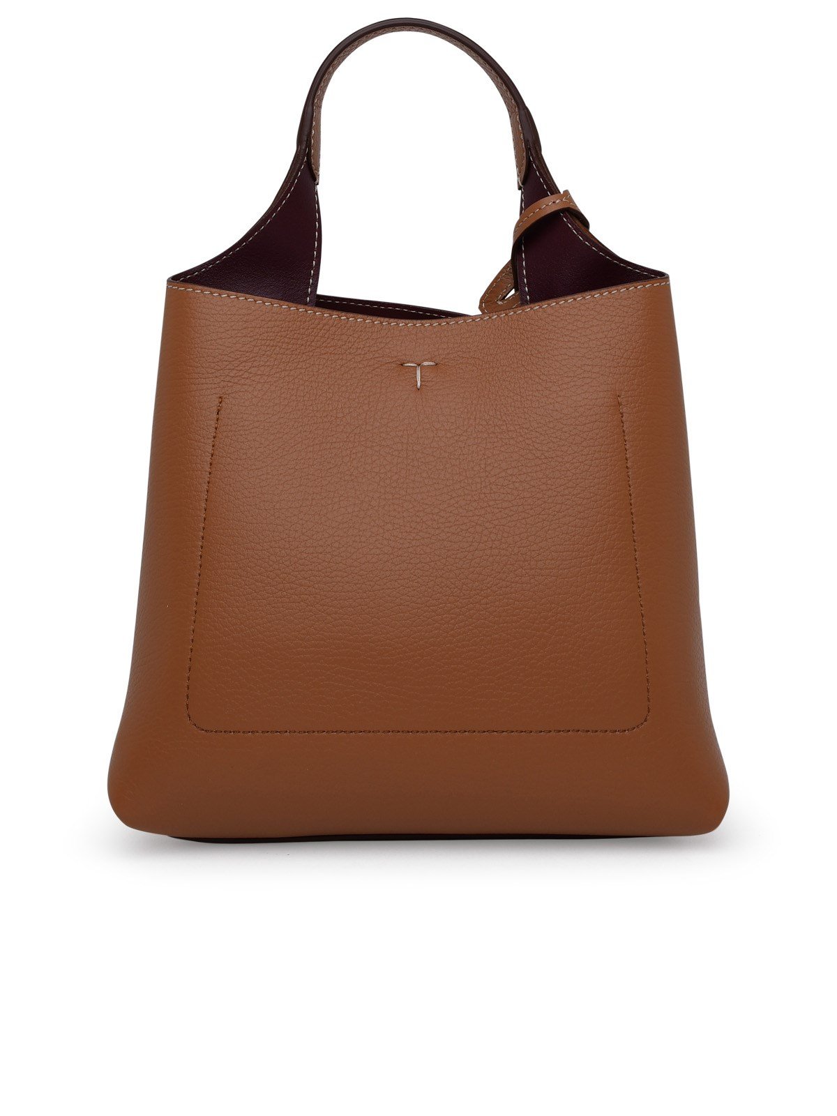 Tod's T Logo Plaque Tote Bag