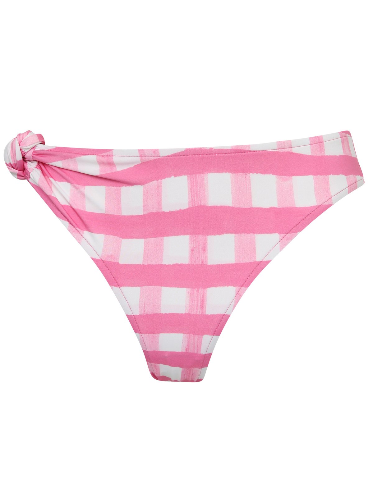Jacquemus Plaid Pattern Knotted Beachwear