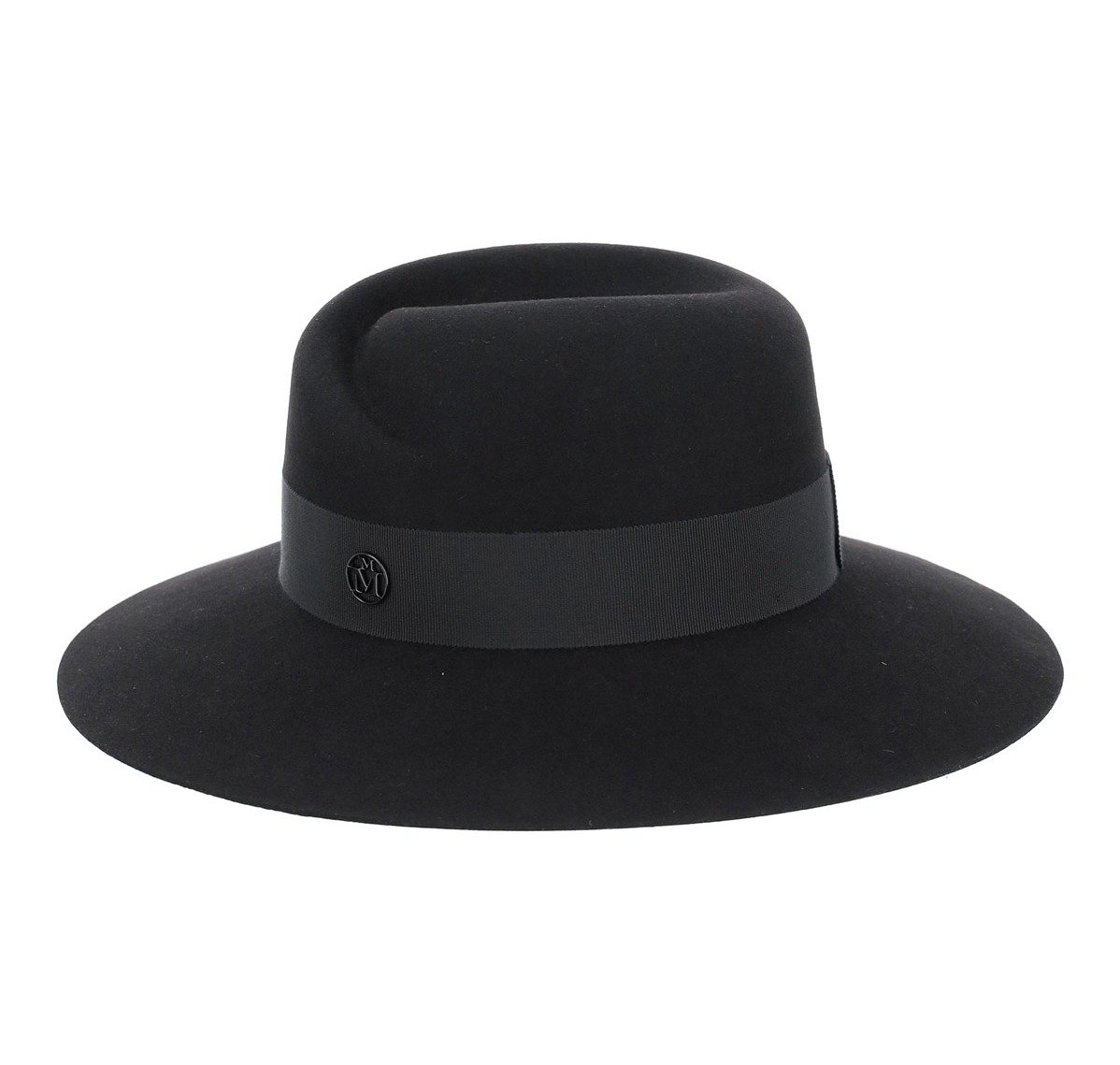 Maison Michel Virginie Logo Plaque Fedora Hat