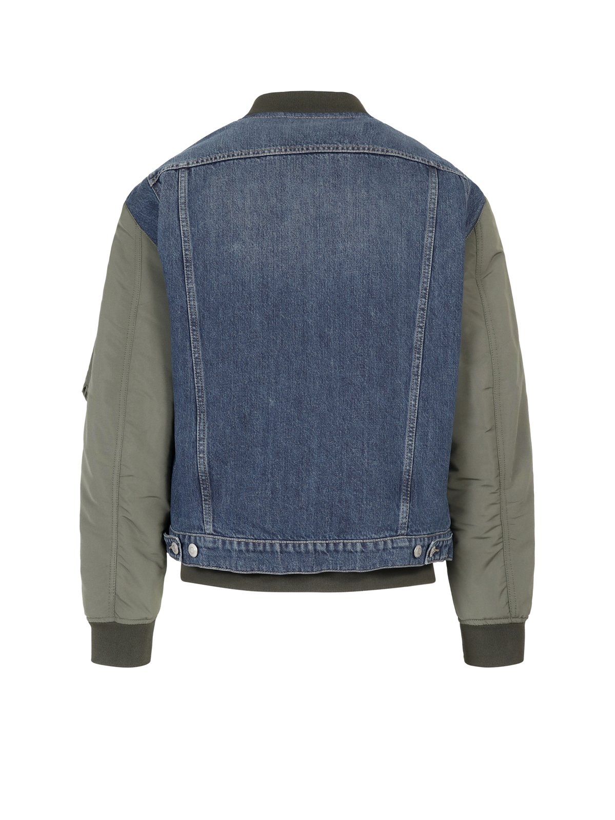 Alexander McQueen Hybrid Denim Bomber Jacket
