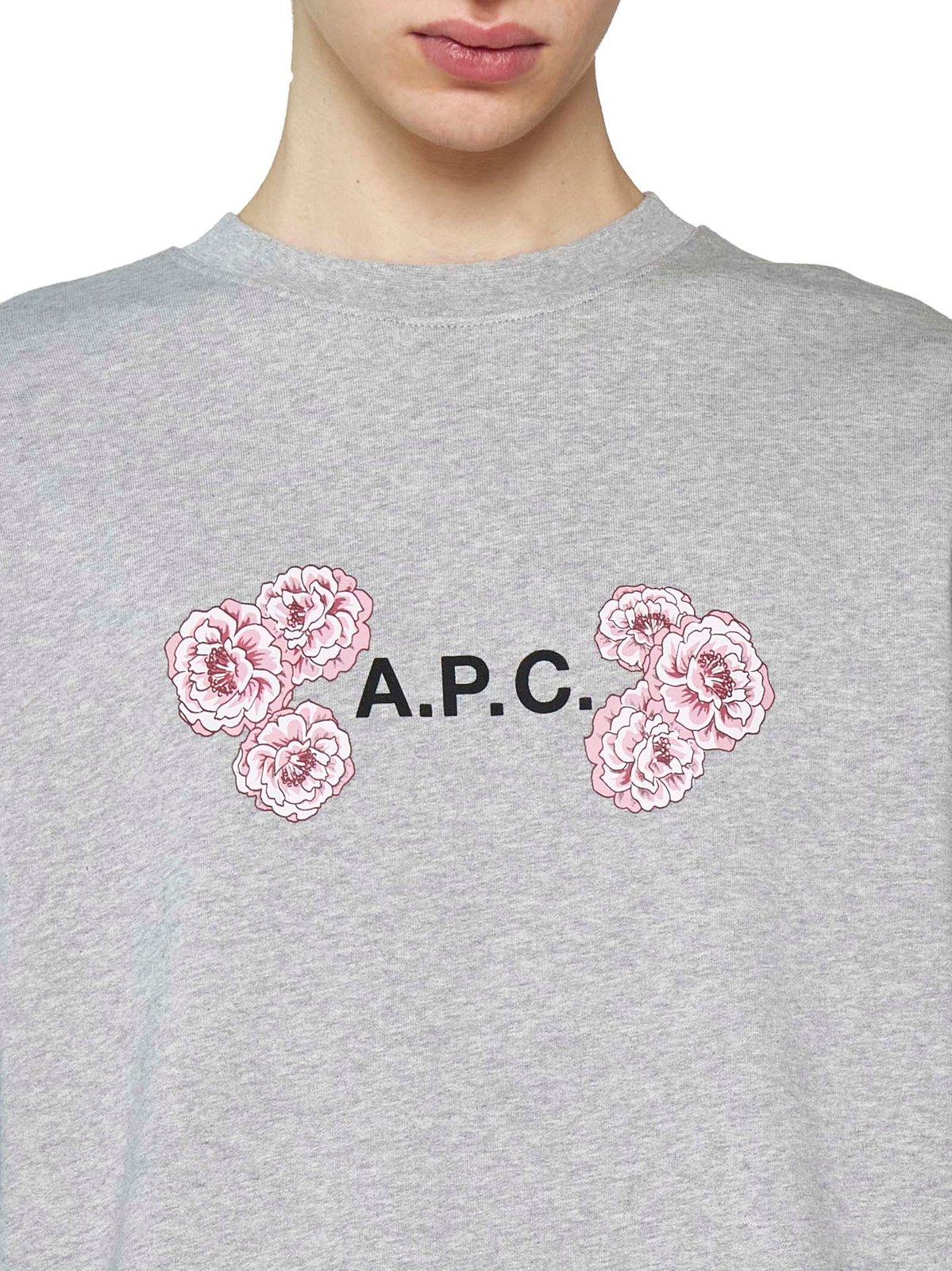 A.P.C. Logo Printed Crewneck Sweatshirt