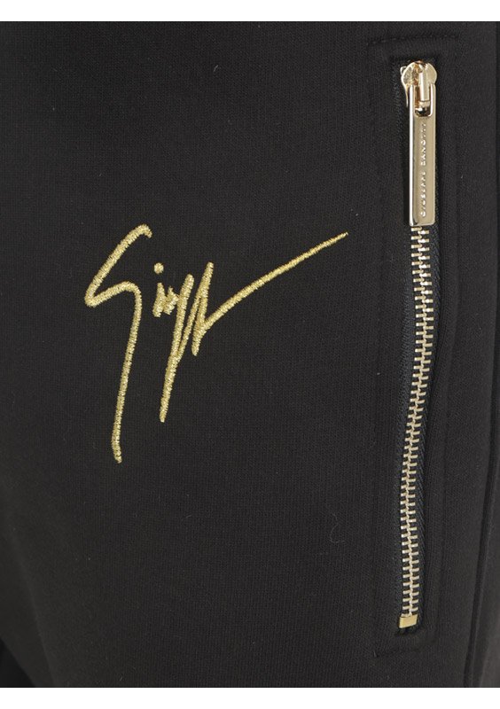 Giuseppe Zanotti Logo Printed Zipped Track Pants