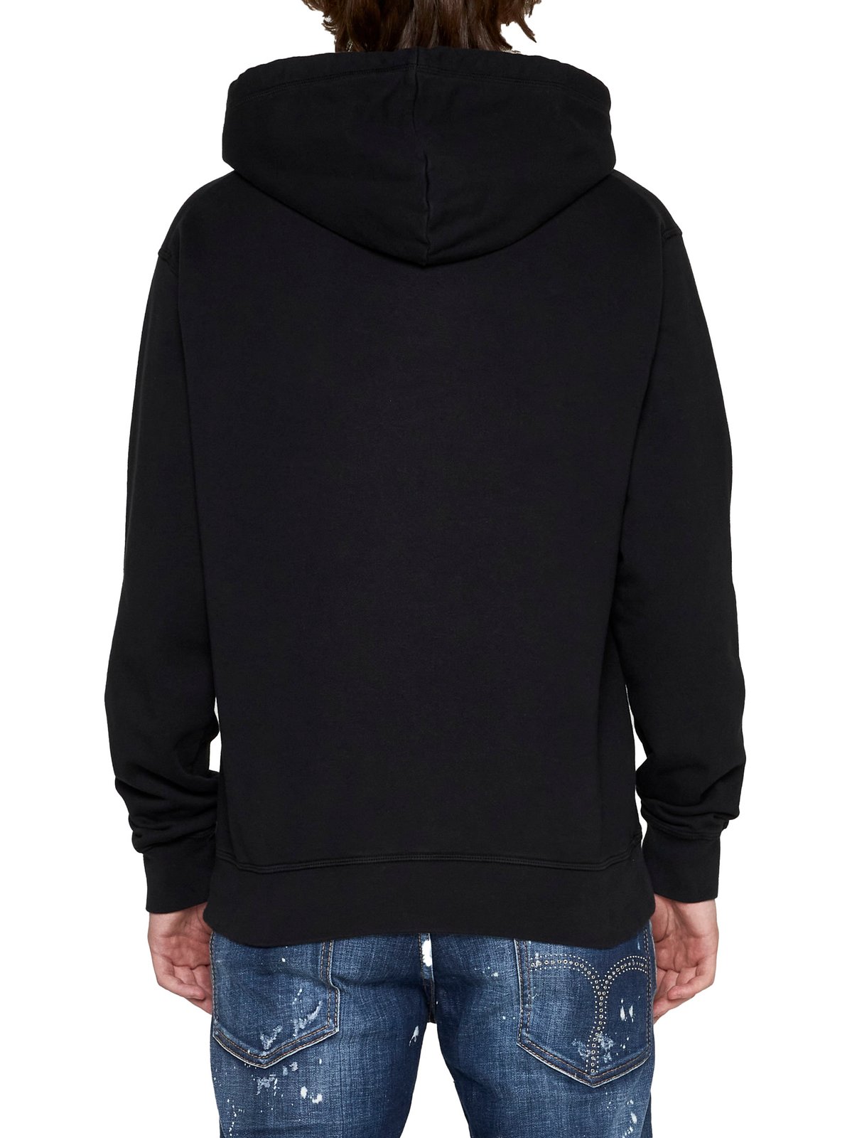 Dsquared2 Logo Printed Drawstring Hoodie