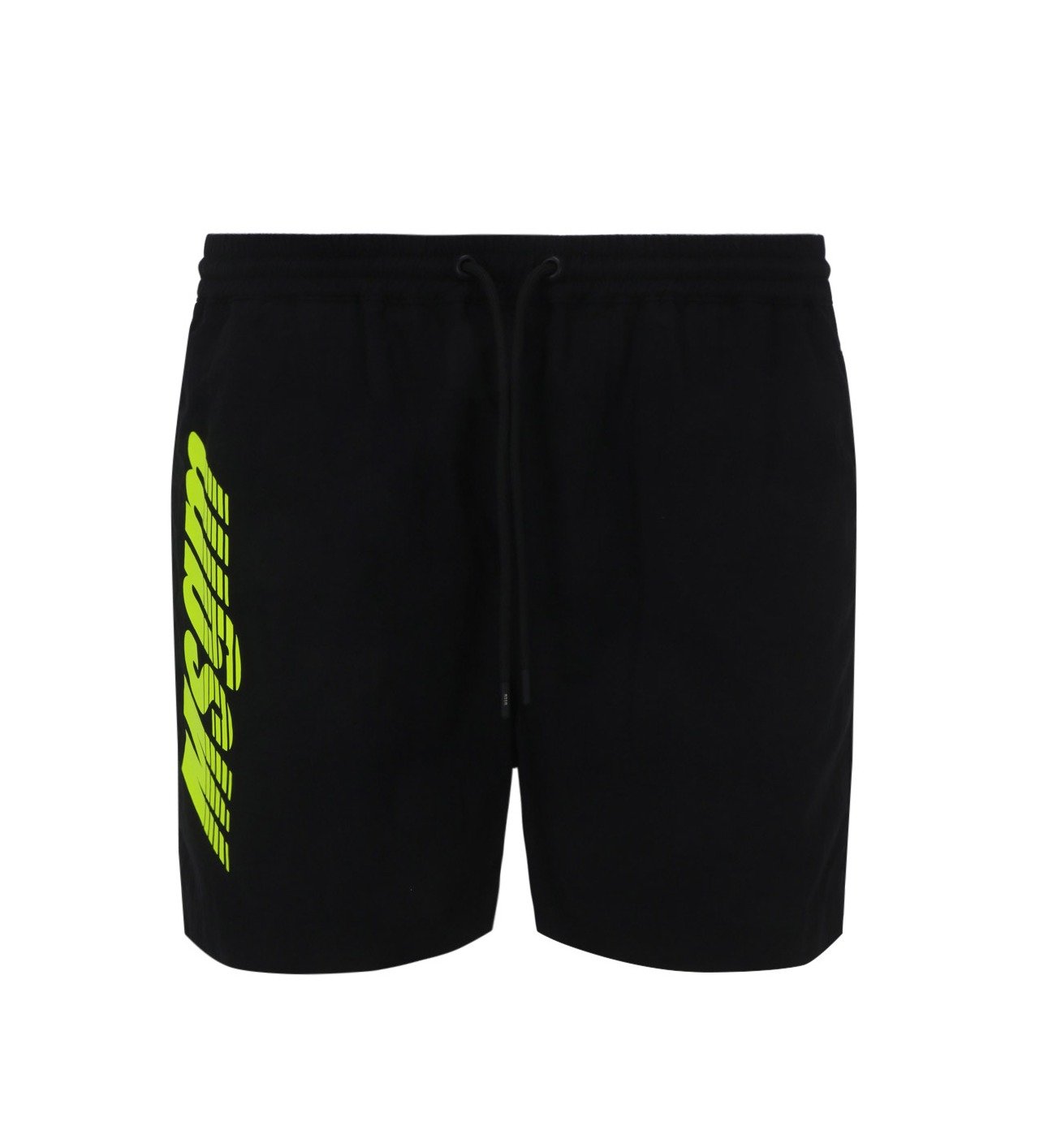 MSGM Logo Printed Swim Shorts