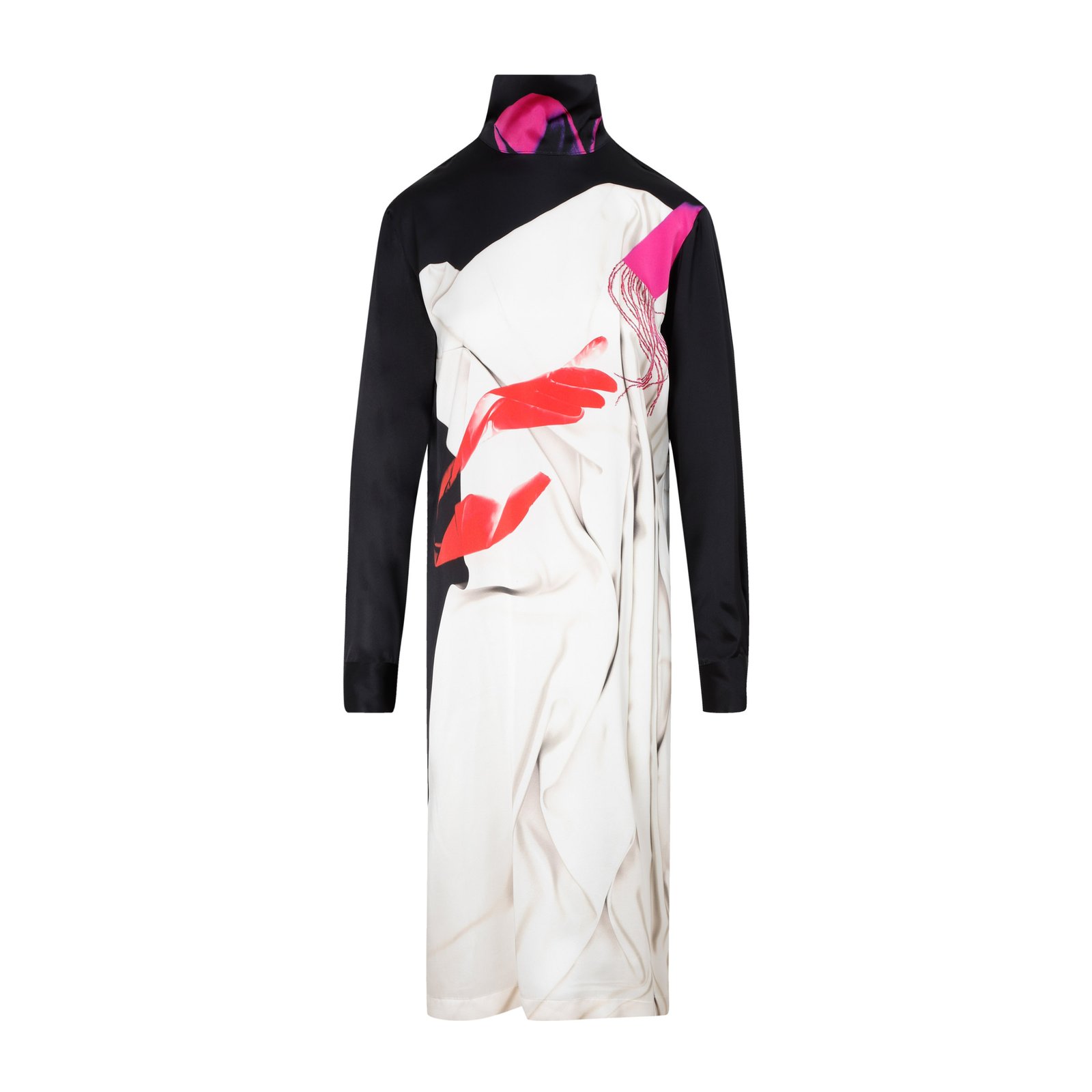 Dries Van Noten High Neck Printed Dress
