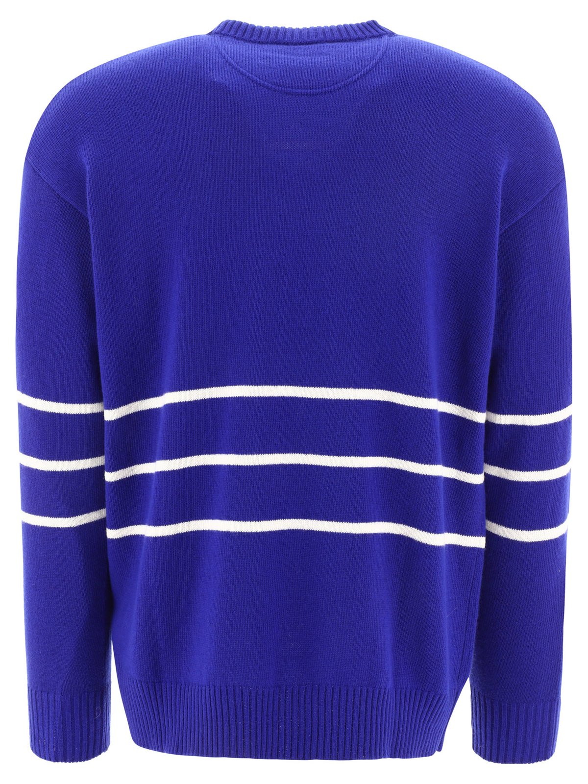 Valentino Logo Intarsia Long-Sleeved Jumper