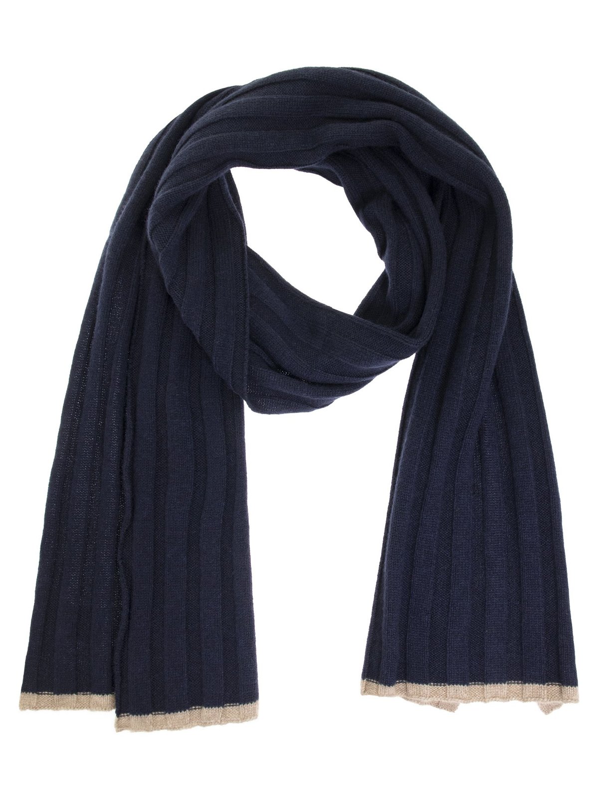 Brunello Cucinelli Ribbed Knitted Scarf