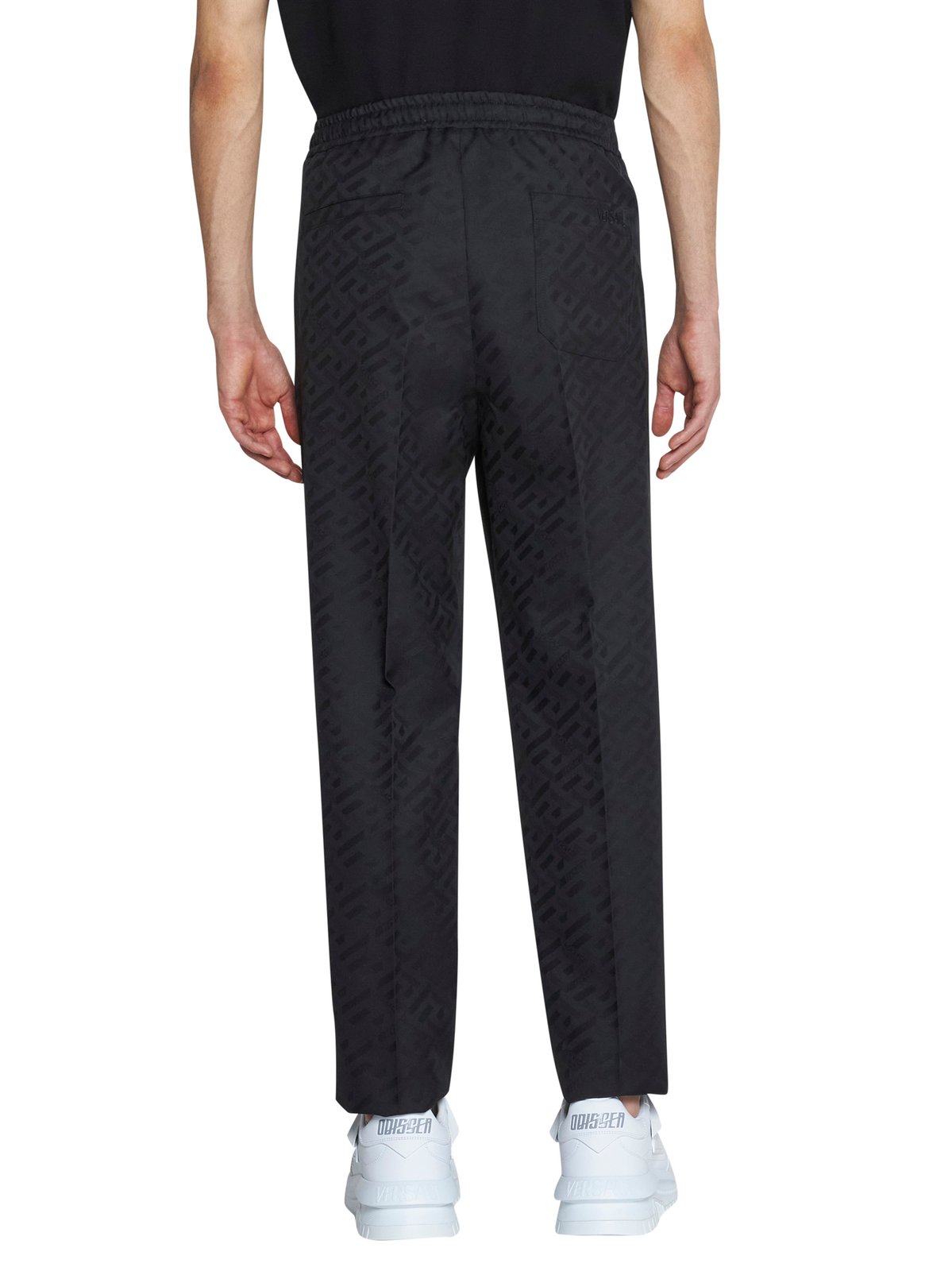 Versace La Greca Printed Drawstring Track Pants