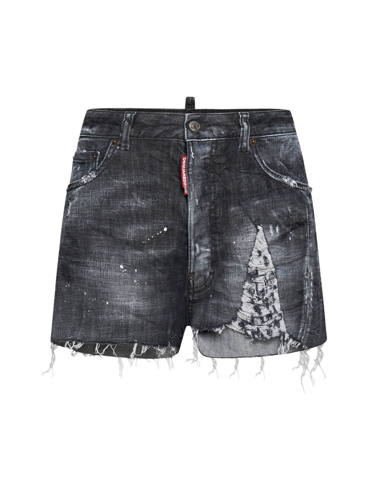 Dsquared2 Distressed Denim Shorts
