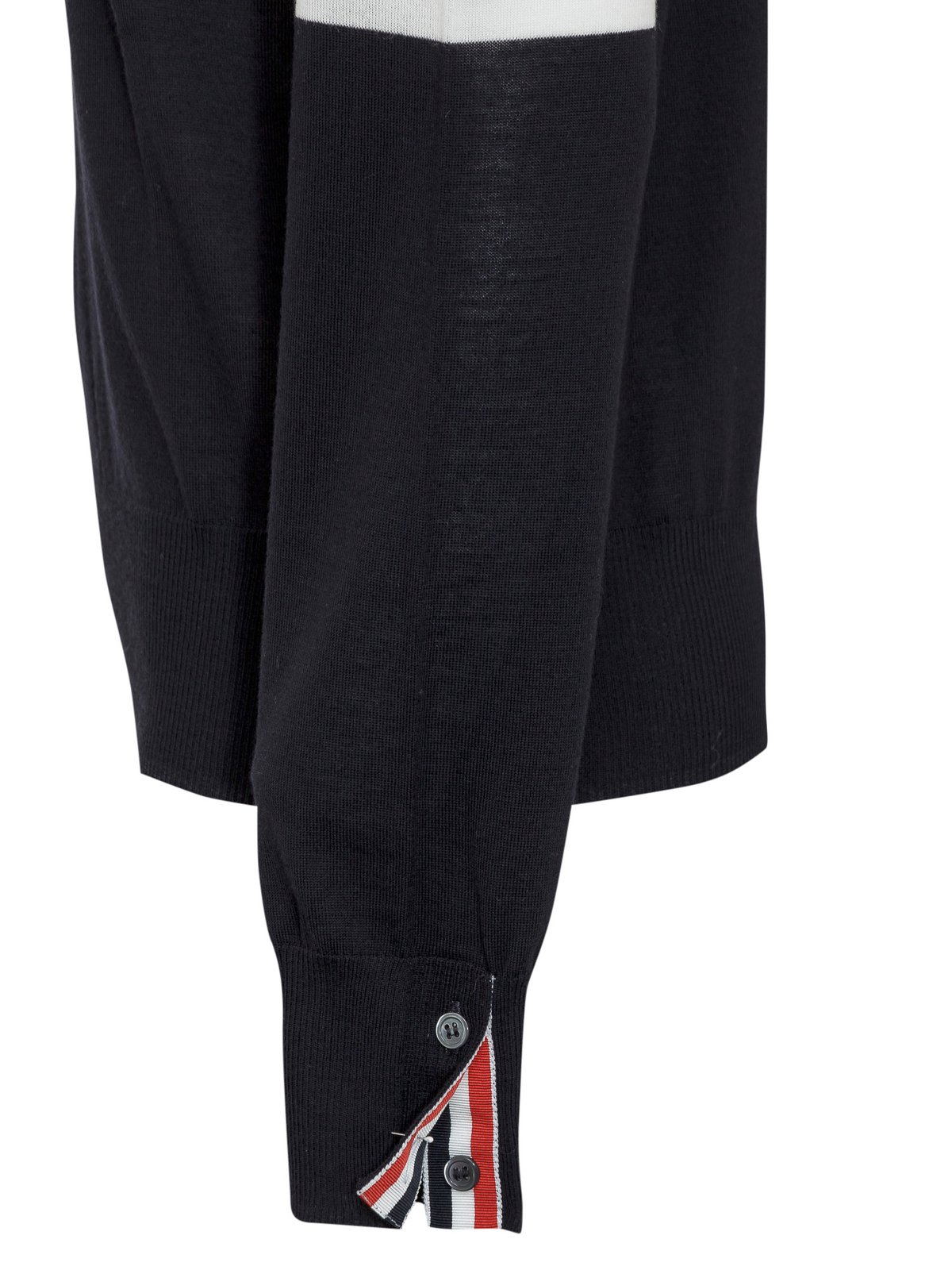 Thom Browne 4-Bar Ribbed Crewneck Jumper
