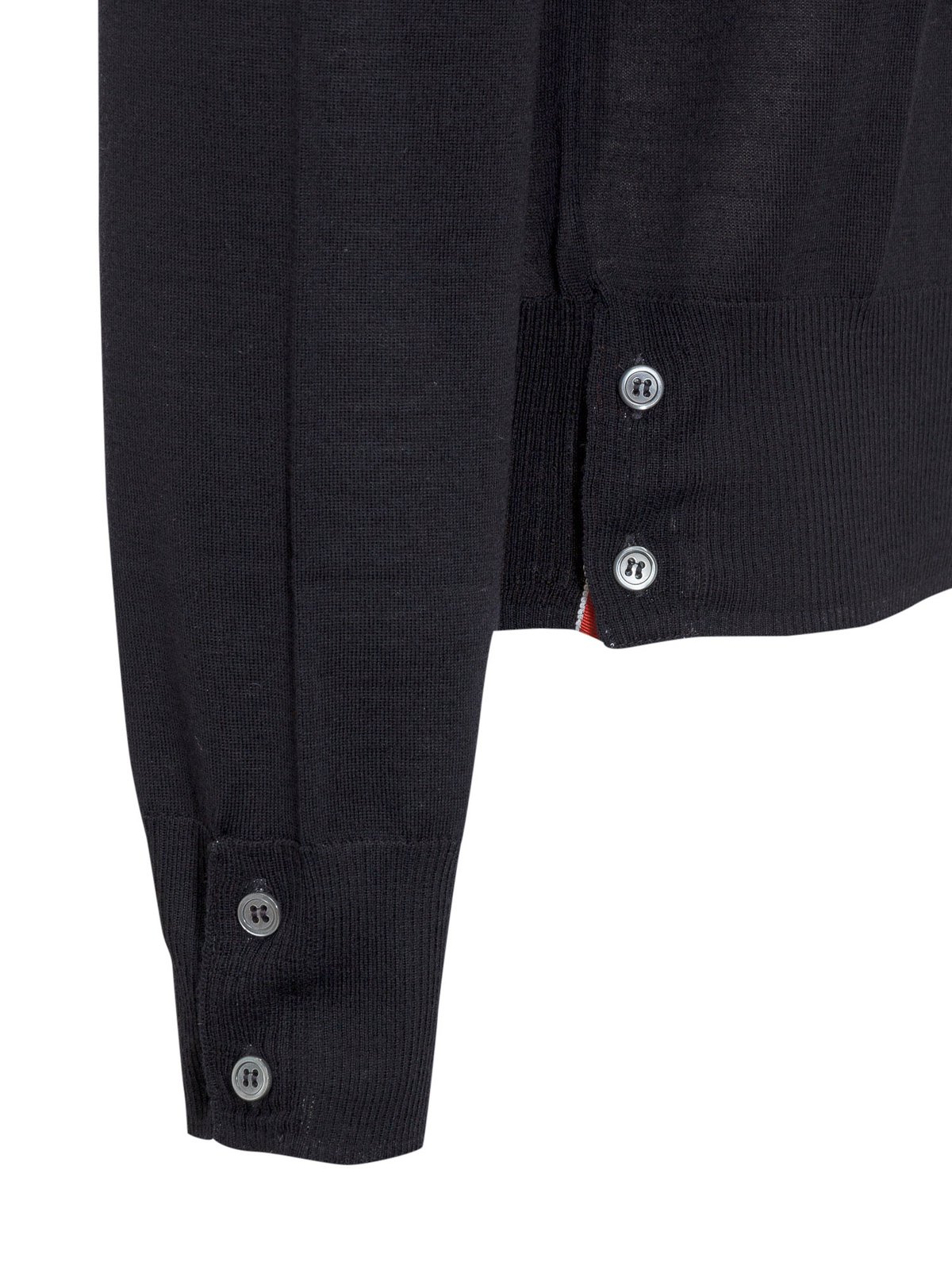 Thom Browne 4-Bar Ribbed Crewneck Jumper 4 Thom Browne 4-Bar Ribbed Crewneck Jumper