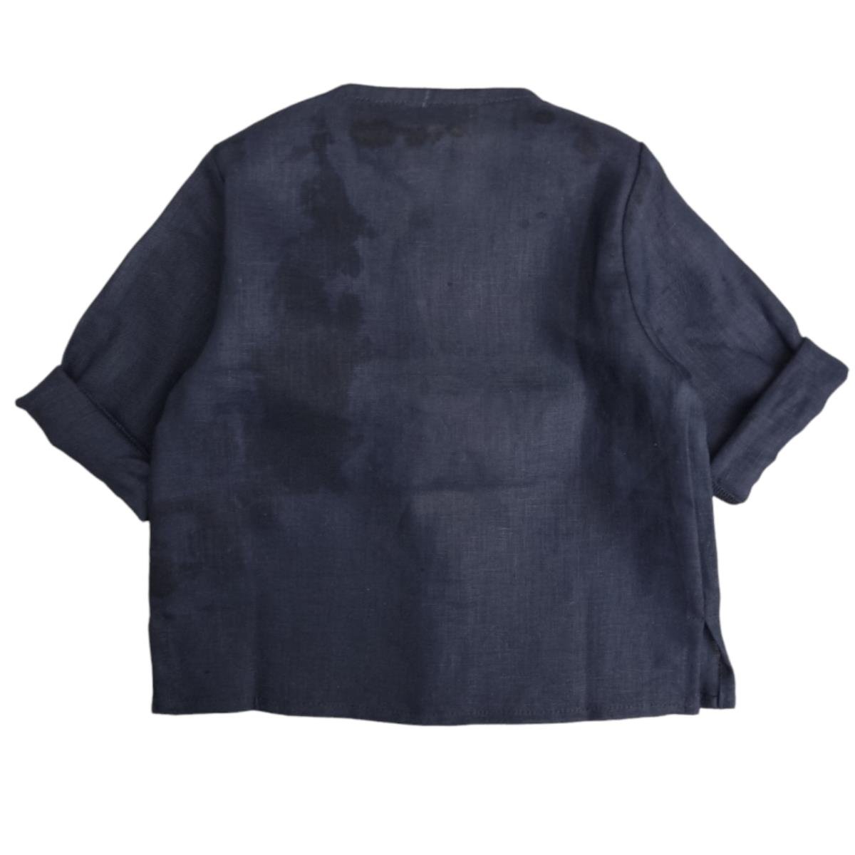 La Stupenderia Band Collar Buttoned Shirt