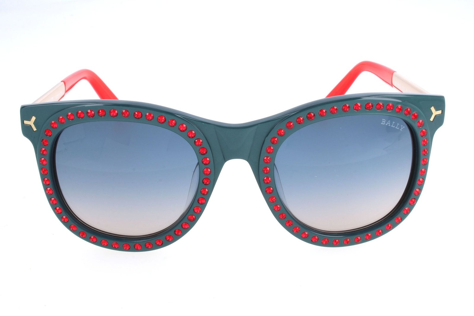 Bally Studded Cat-Eye Frame Sunglasses