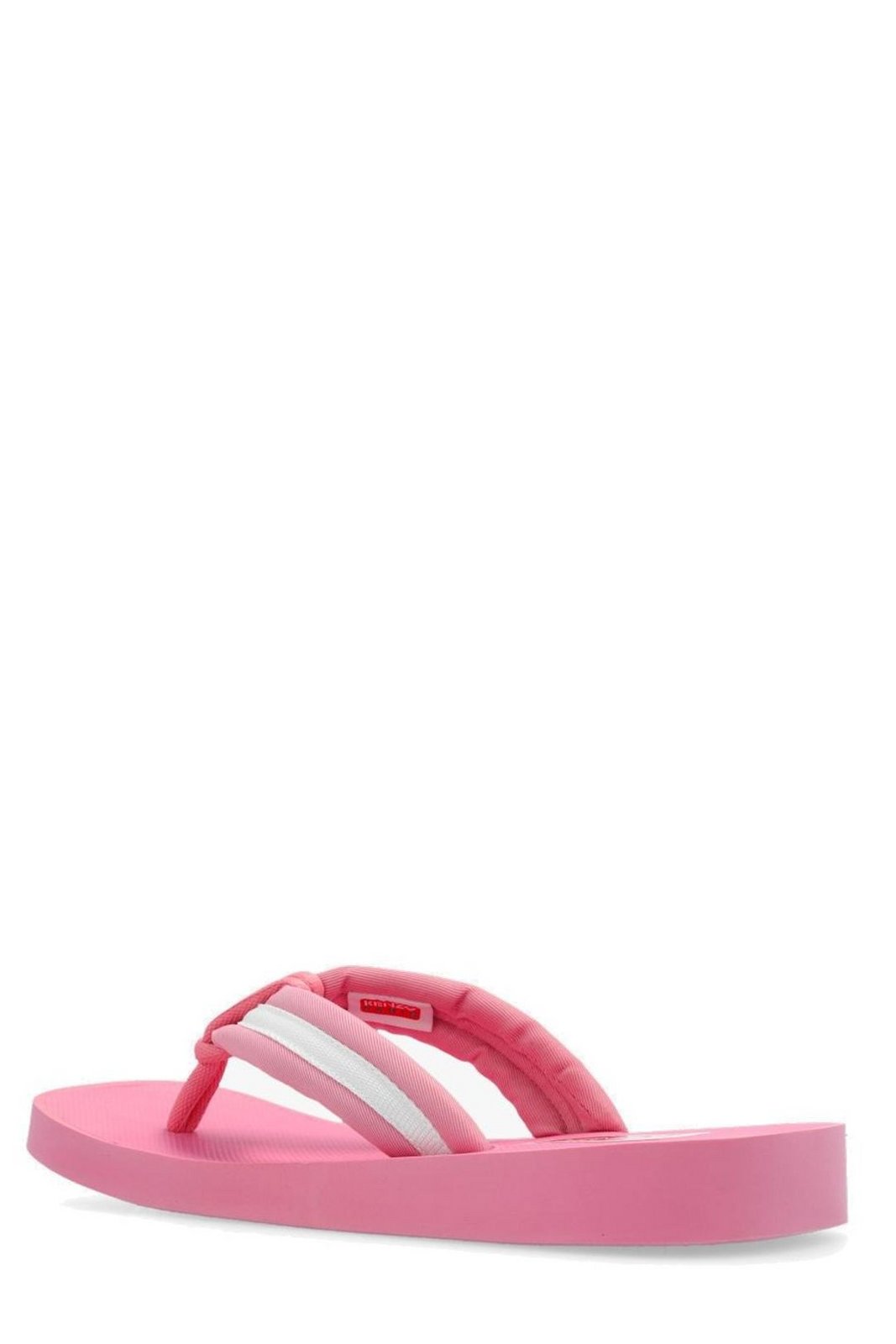 Kenzo Logo-Patch Striped Slip-On Flip Flops 4 Kenzo Logo-Patch Striped Slip-On Flip Flops