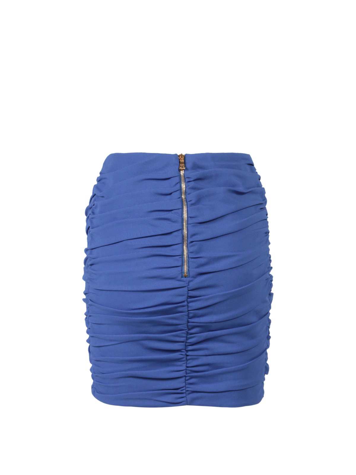 Balmain Draped Jersey Skirt