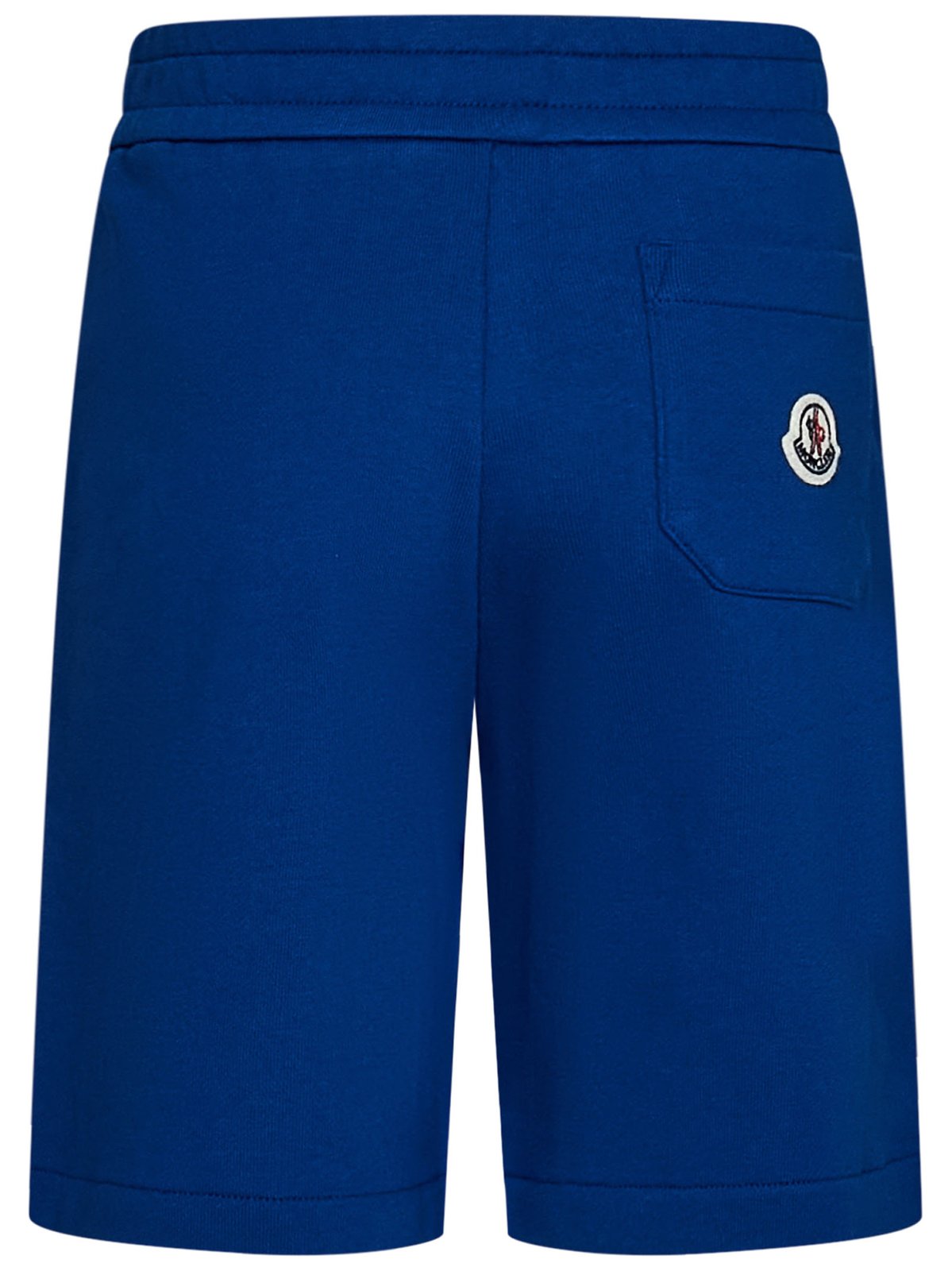 Moncler Enfant Logo Patch Stripe Detailed Shorts