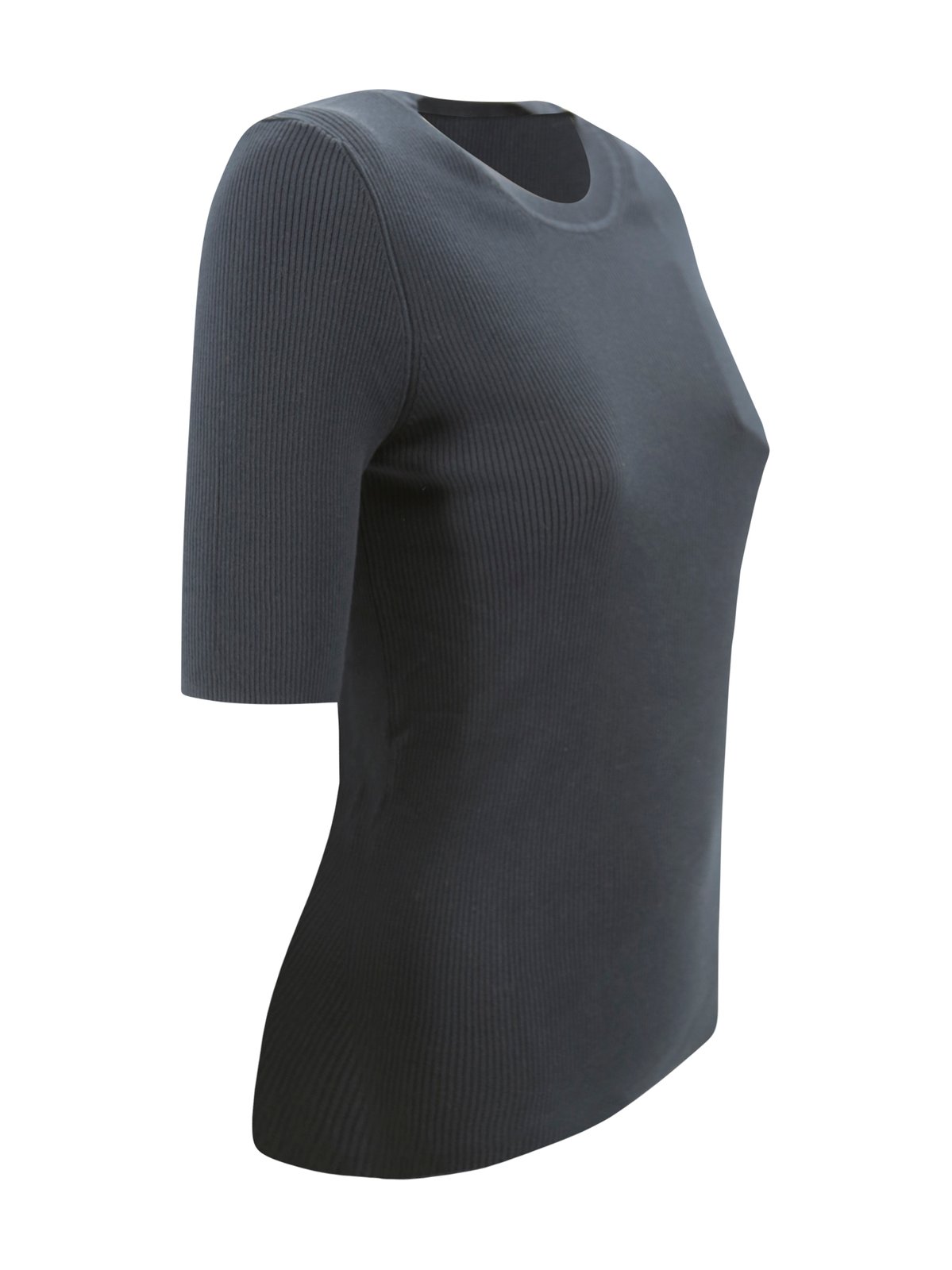 P.A.R.O.S.H. Short-Sleeved Crewneck Knitted Top