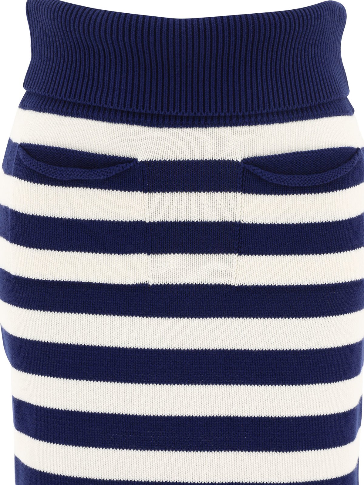 Kenzo Rock Striped Midi Skirt