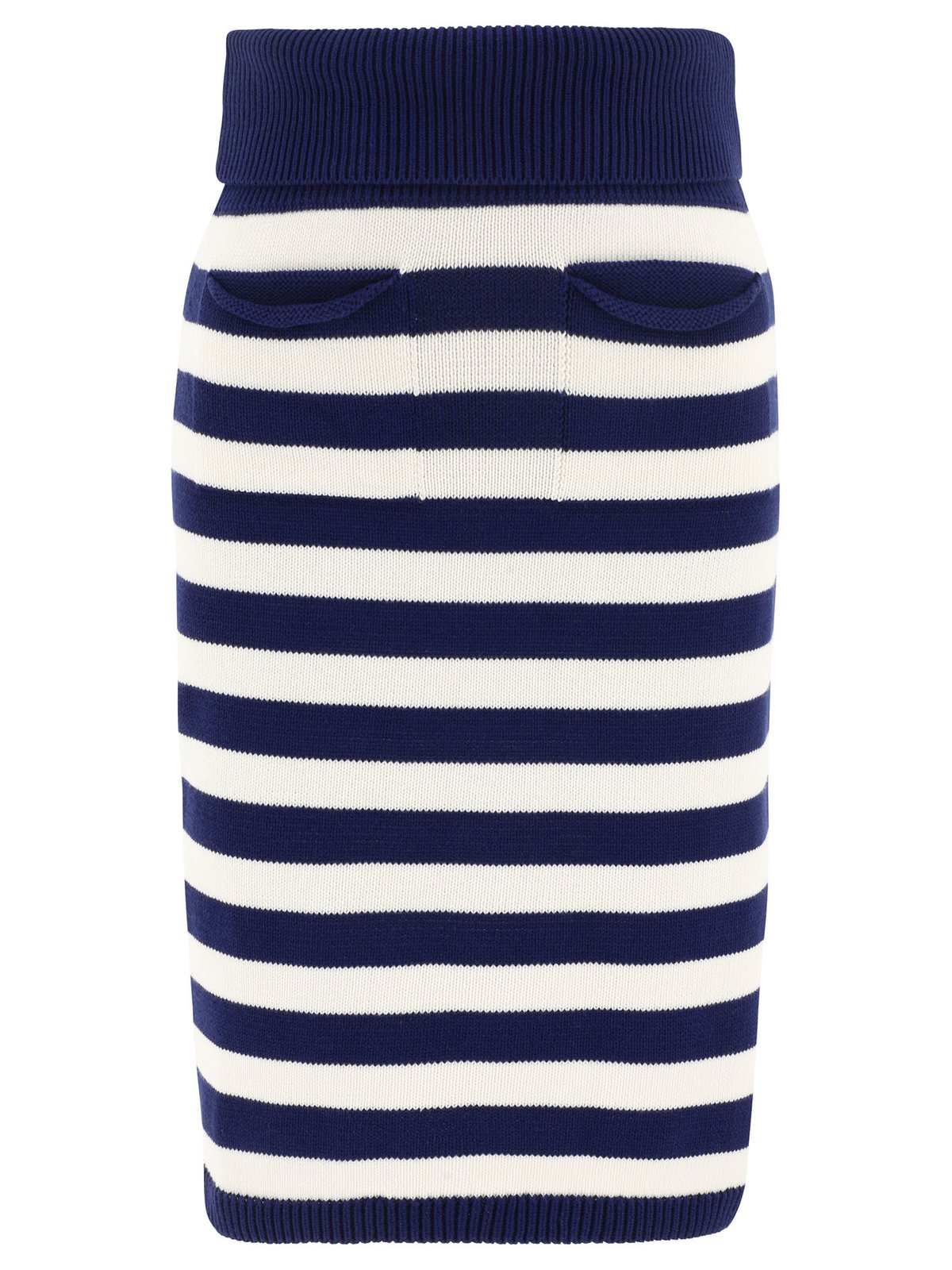 Kenzo Rock Striped Midi Skirt