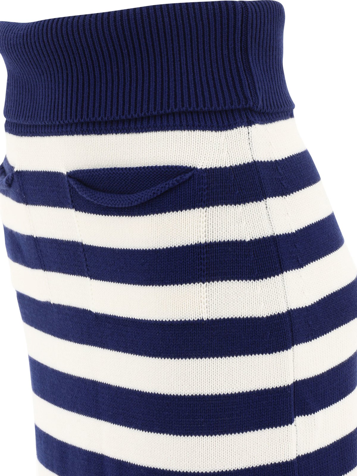 Kenzo Rock Striped Midi Skirt