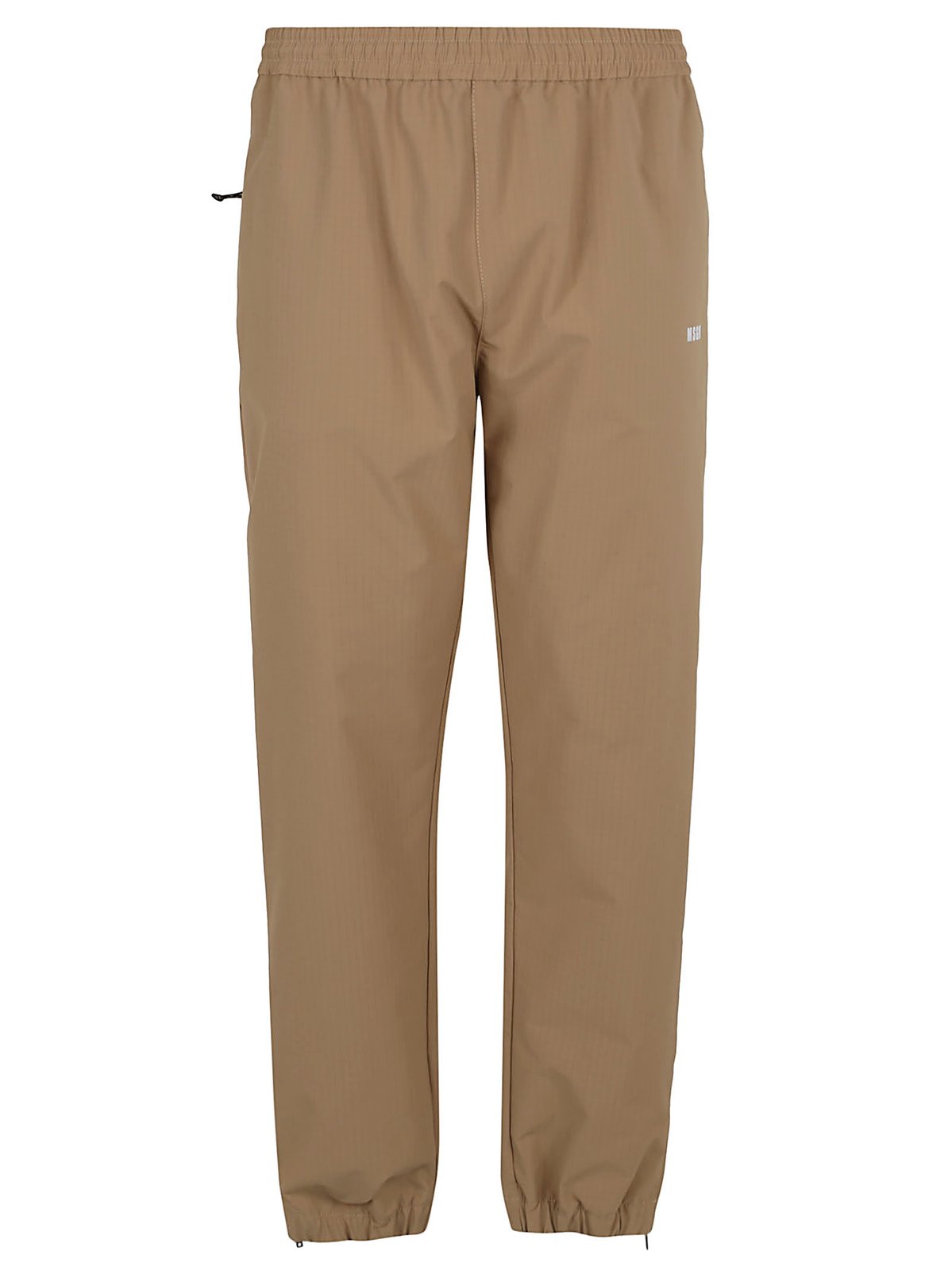 MSGM Logo Detailed Elasticated-Waist Pants