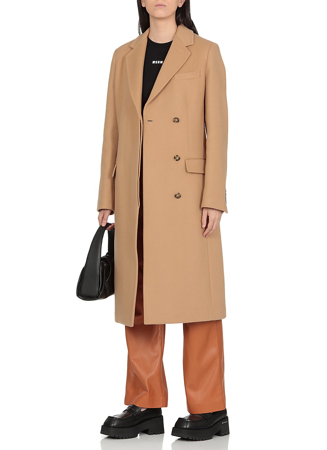 MSGM Double-Breasted Tailored Coat