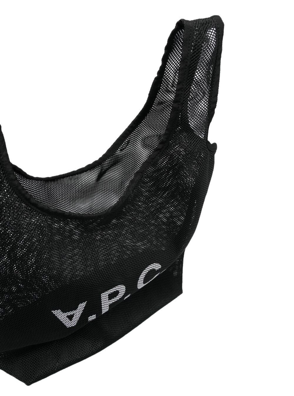 A.P.C. Logo-Printed Shopping Tote Bag 4 A.P.C. Logo-Printed Shopping Tote Bag