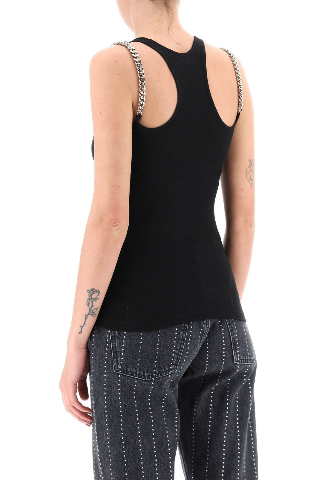 Stella McCartney Diamond-Cut Strap Top