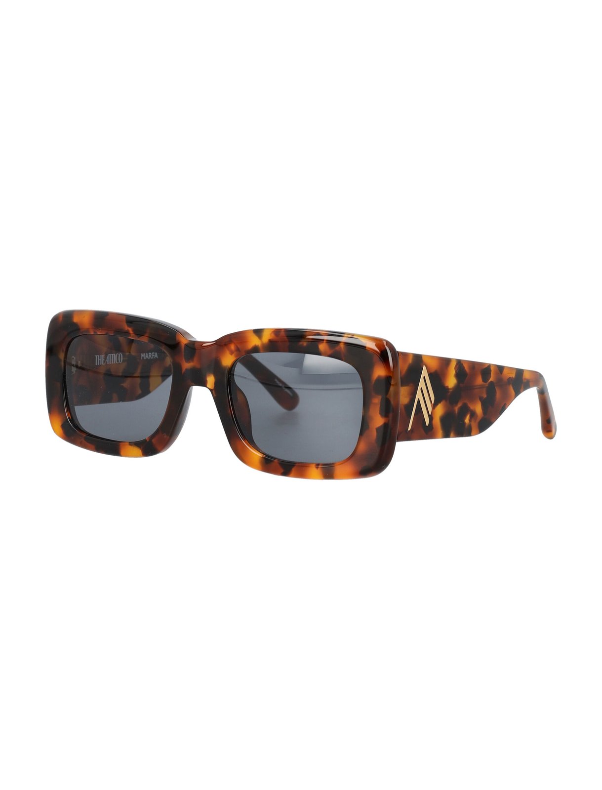 The Attico X Linda Farrow Rectangular Frame Sunglasses