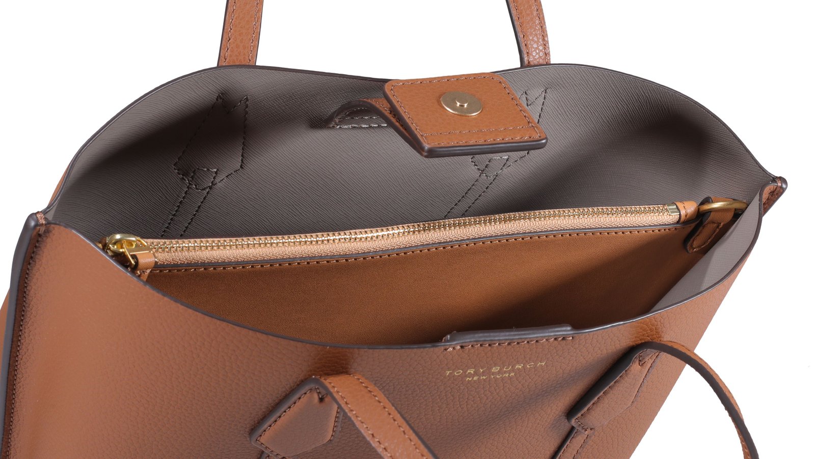 Tory Burch Perry Logo Detailed Small Tote Bag