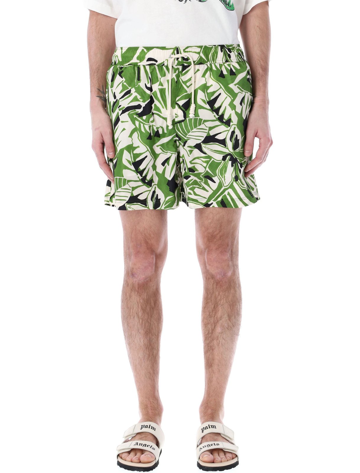 Palm Angels Macro Hibiscus Swim Short 2 Palm Angels Macro Hibiscus Swim Short