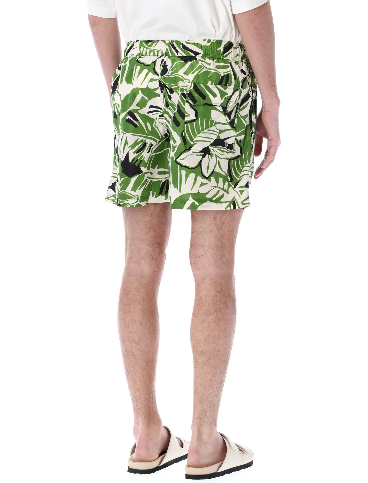 Palm Angels Macro Hibiscus Swim Short 3 Palm Angels Macro Hibiscus Swim Short