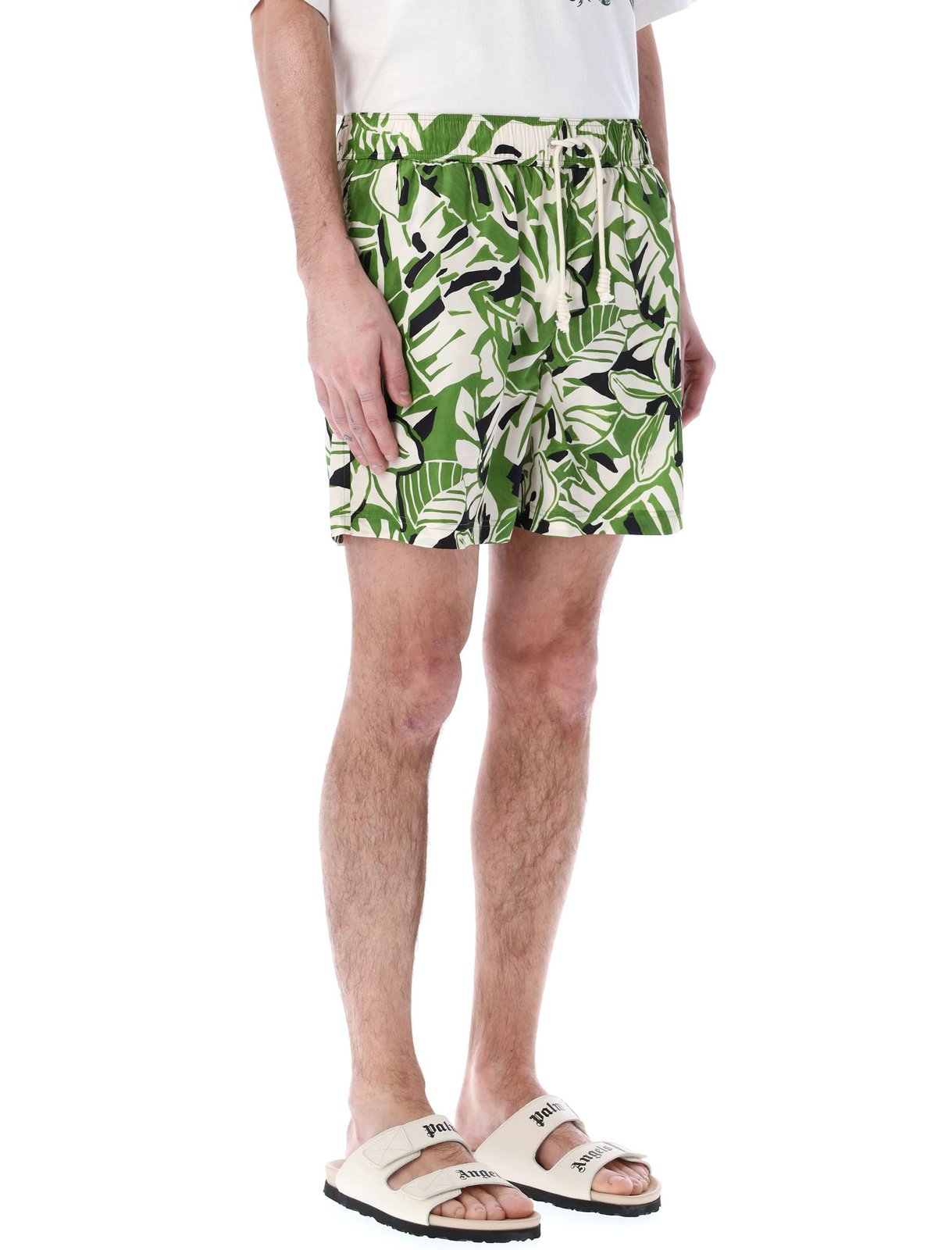 Palm Angels Macro Hibiscus Swim Short 4 Palm Angels Macro Hibiscus Swim Short