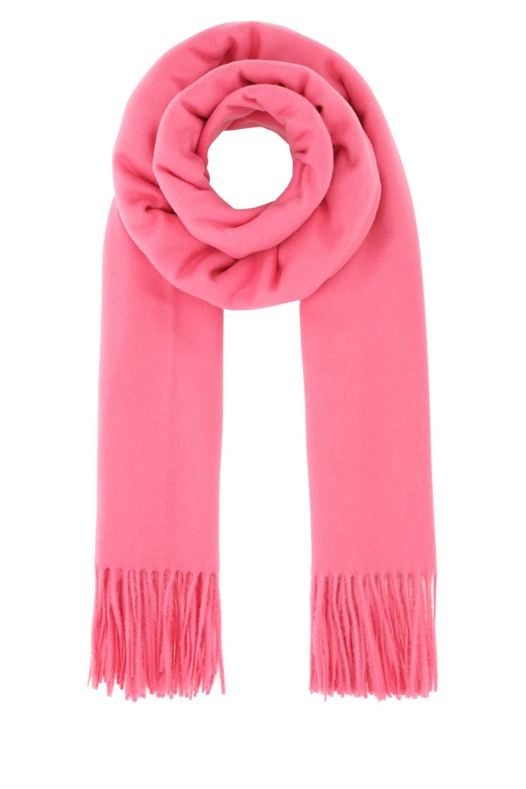 Alexander McQueen Logo-Embroidered Fringed Edge Scarf