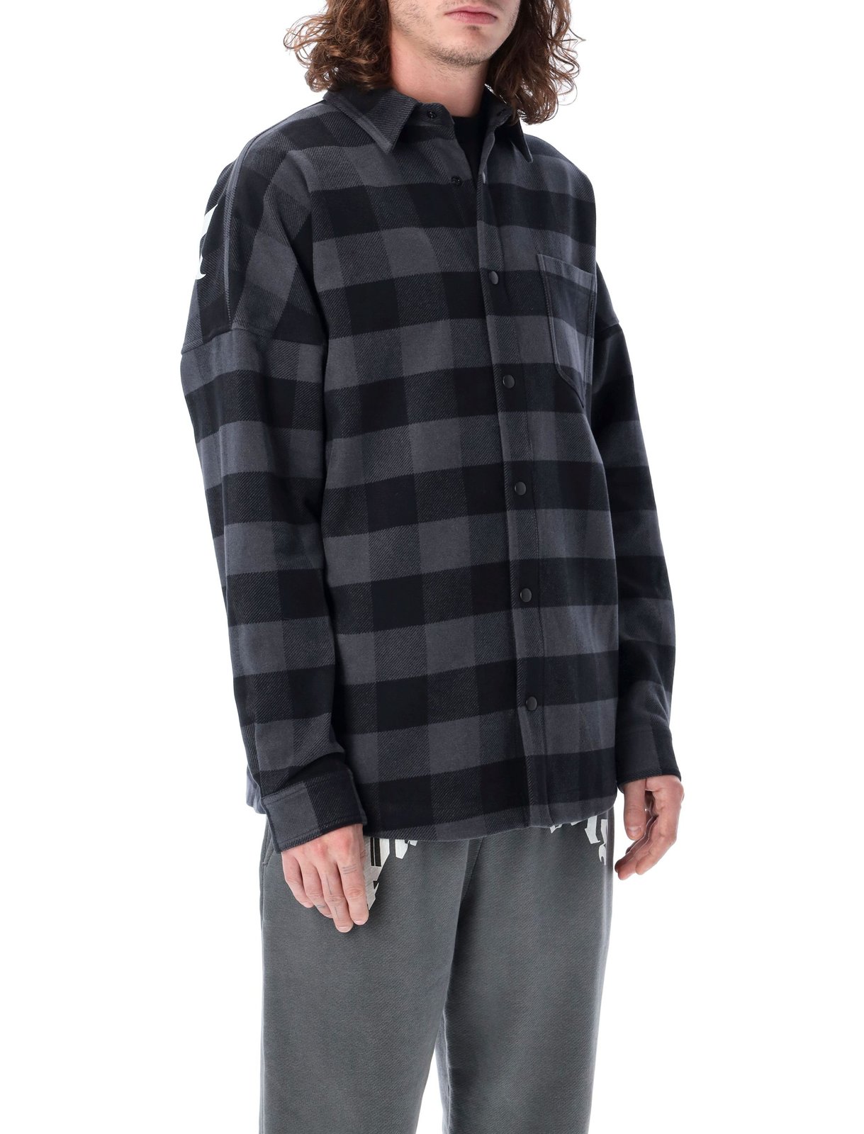 Palm Angels Checked Button-Up Shirt 4 Palm Angels Checked Button-Up Shirt