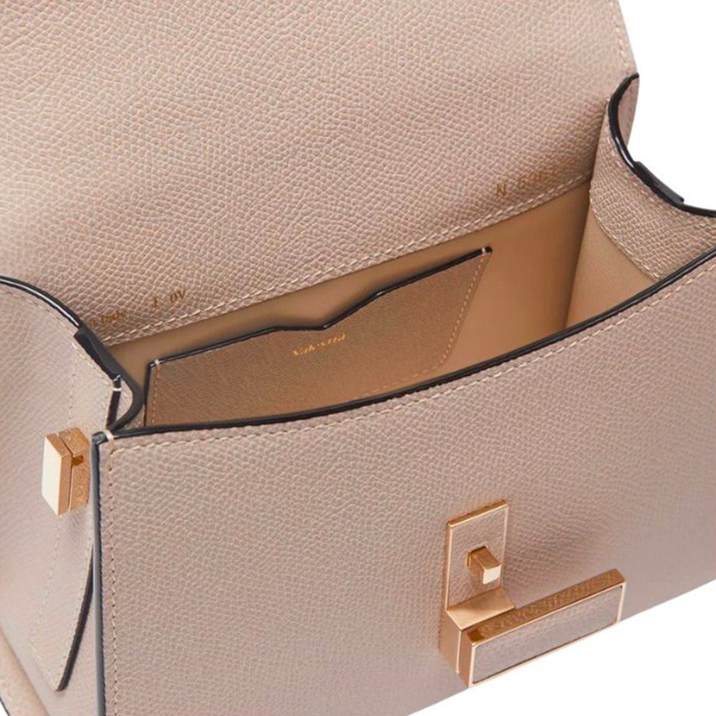 Valextra Iside Foldover Micro Crossbody Bag