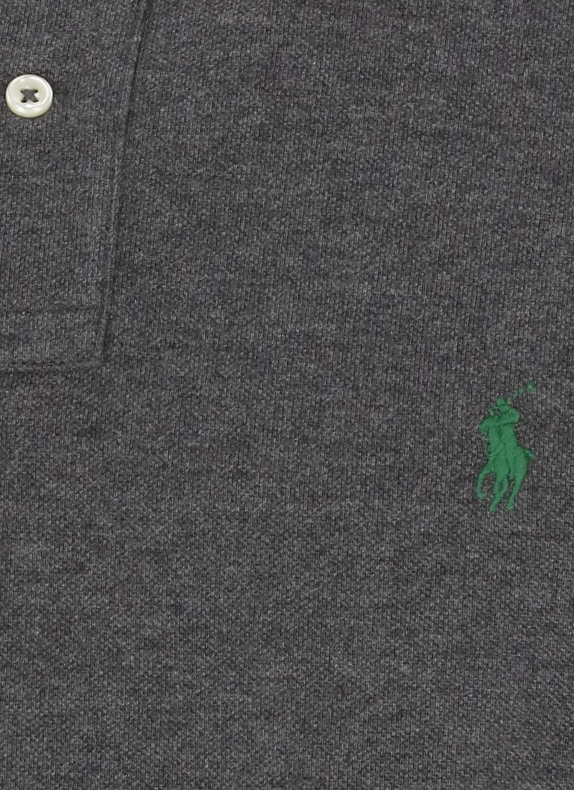 Polo Ralph Lauren Logo Embroidered Straight Hem Polo Shirt