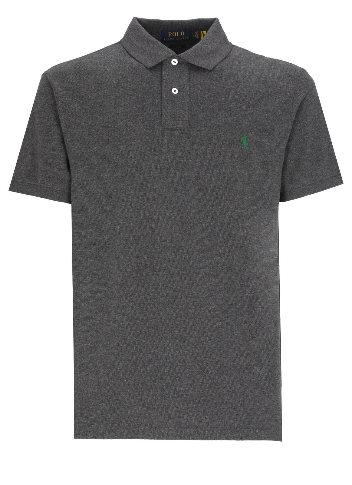 Polo Ralph Lauren Logo Embroidered Straight Hem Polo Shirt