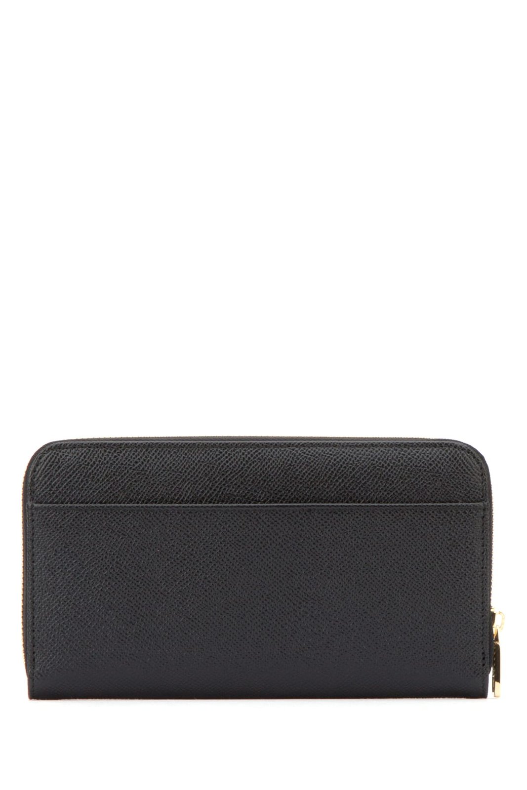 Dolce & Gabbana Logo Plaque Zip-Around Wallet