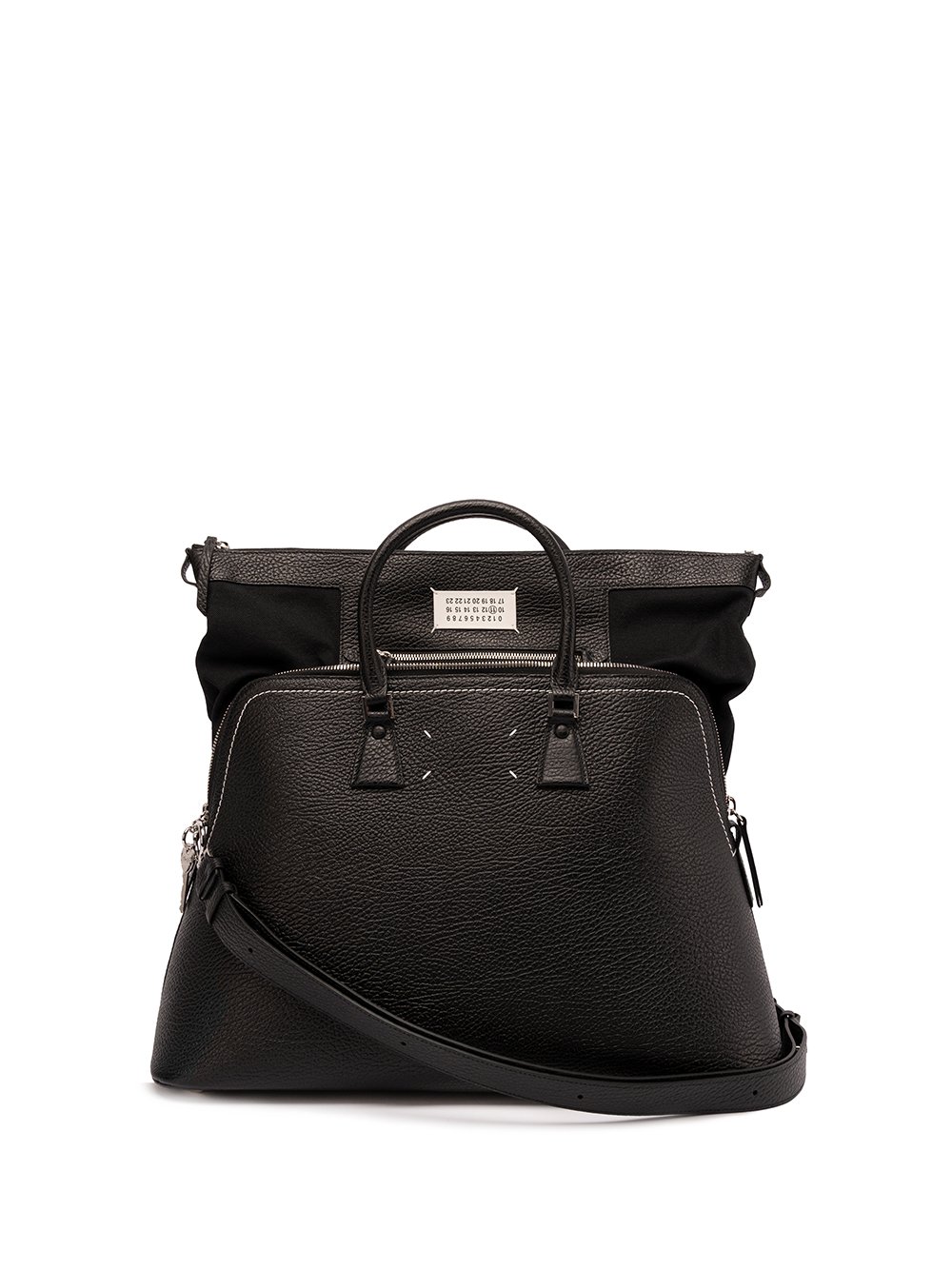 Maison Margiela Logo Patch Zipped Tote Bag