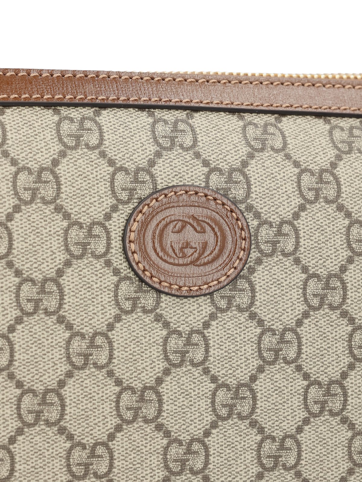 Gucci Logo Patch GG Supreme Shoulder Bag