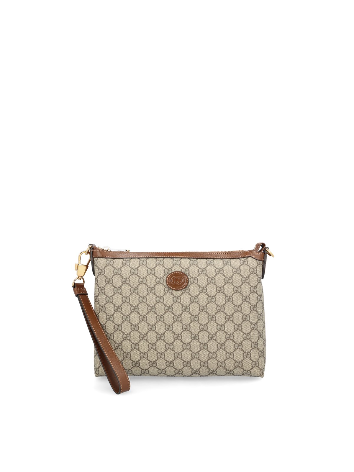 Gucci Logo Patch GG Supreme Shoulder Bag