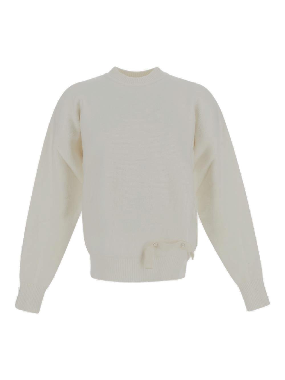 Jacquemus High-Neck Ribbon-Detailed Jumper