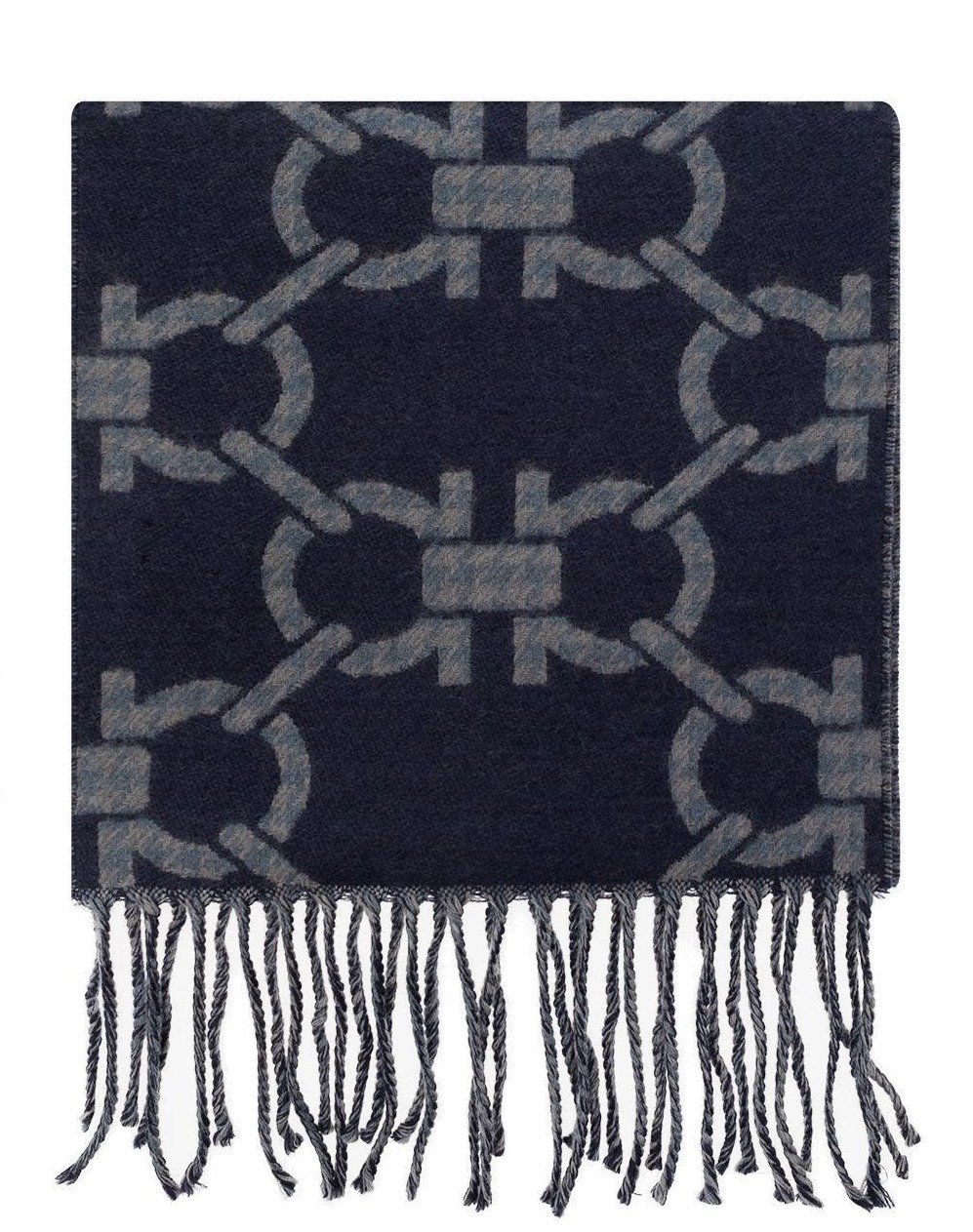 Ferragamo All-Over Gancini Motif Knitted Scarf